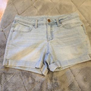 Faded Glory Light Wash Jean Shorts Size 10
